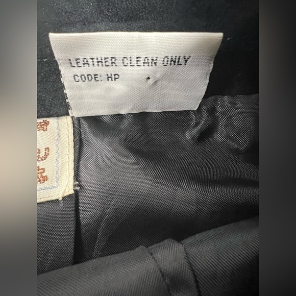 Vintage Tillman Black Leather Top And Skirt - Picture 16 of 16